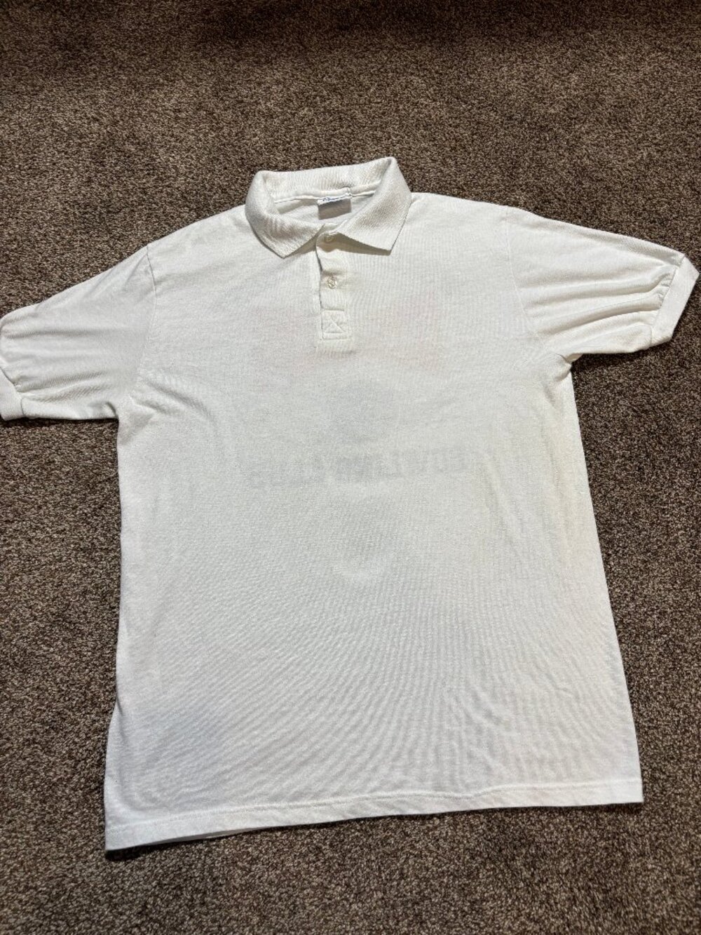 Stedman Budweiser World's Largest Bowling Club Polo Shirt White - L